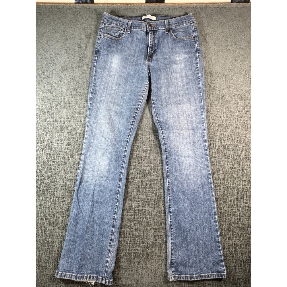 Levis 515 Bootcut Jeans Womens 12 L Medium Wash Blue Denim Mid Rise Stretch